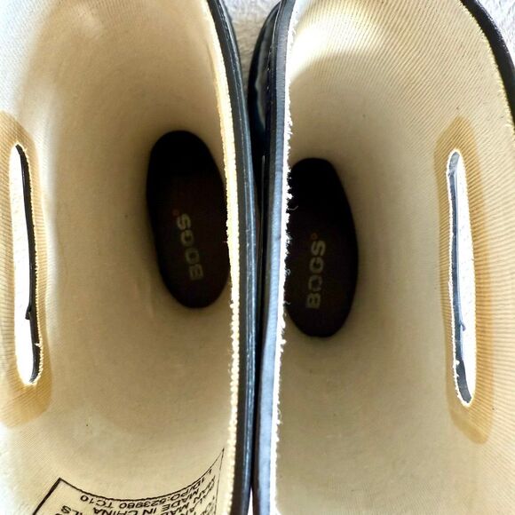 BOGS Big Boys Solid Black Rainboots Size 6 - Picture 11 of 14